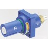 ITT Cannon Industrial Power Connector Panel Mount 660A 1kV IP65 IP67 Veam Powerlock NPDFT-N-BL-L-T6