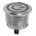 RS PRO Capacitive Switch Latching Momentary Illuminated RGB NPN IP68 24V DC 1A 20mm 175-8655