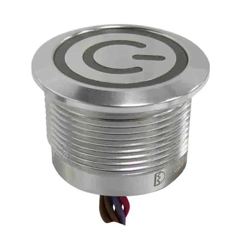RS PRO Capacitive Switch Latching Momentary Illuminated RGB NPN IP68 24V DC 1A 20mm 175-8655
