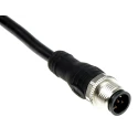 ABB Jokab Sensor Actuator Cable 5 Way M12 Female to Male Connector, 1m Length 2TLA020056R2000 M12-C112