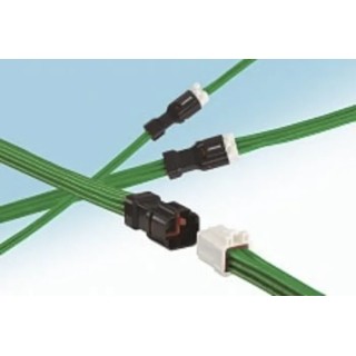 Hirose Male Crimp Connector Housing 9 Way 3 Row 2.2 mm Pitch Cable Mount Straight DF62W