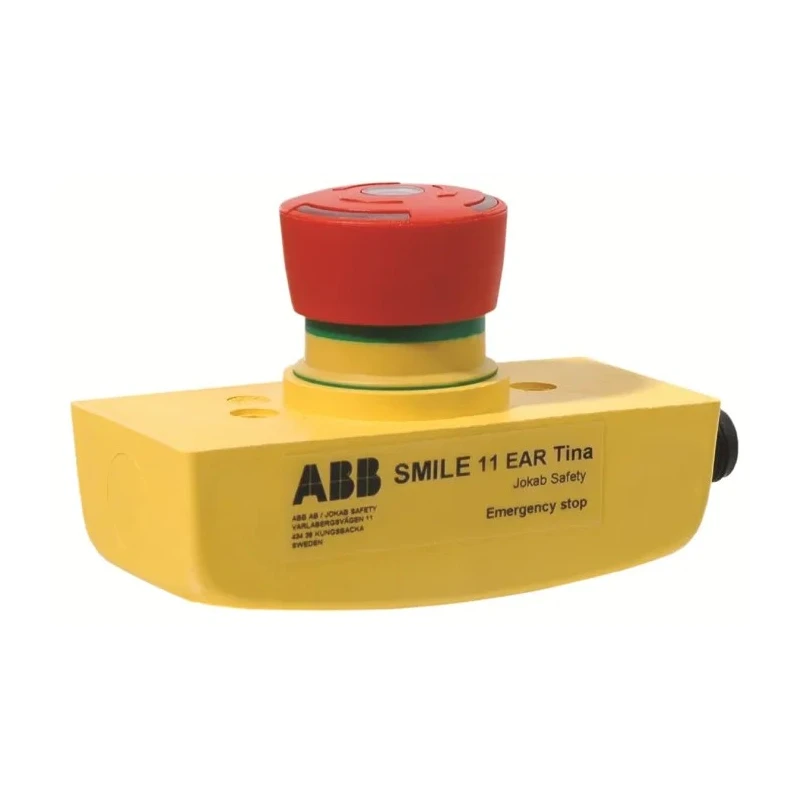 ABB Jokab Smile 11 EAR Tina Series Turn Release Illuminated Emergency Stop Push Button 2TLA030050R0100 Smile 11 EAR Tina
