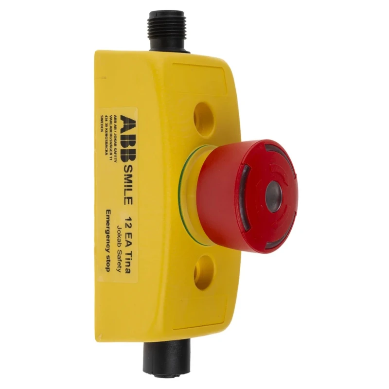 ABB Jokab Smile 12 EA Tina Series Turn Release Illuminated Emergency Stop Push Button 2TLA030050R0200 Smile 12 EA Tina