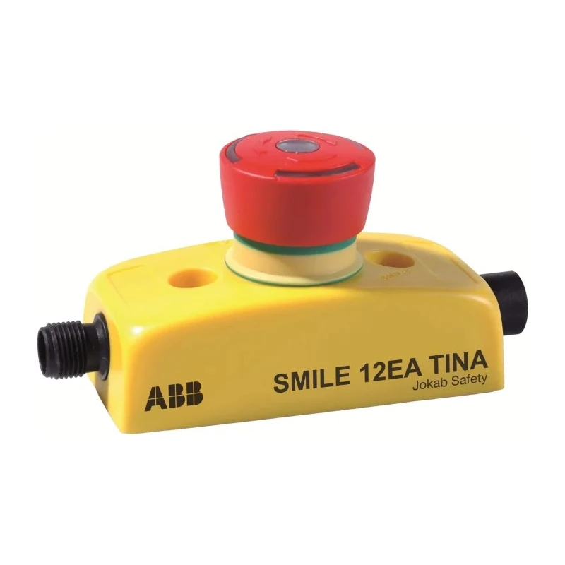 ABB Jokab Smile 12 EA Tina Series Turn Release Illuminated Emergency Stop Push Button 2TLA030050R0200 Smile 12 EA Tina