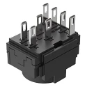 EAO Push Button Contact Block 250 V AC/DC, 5A, 2 NO/1 NC, Solder Terminal, Model 61-8490.12