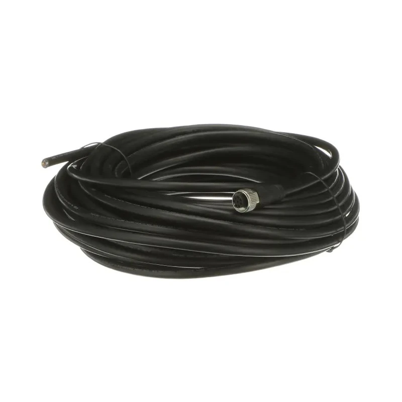 ABB Jokab Sensor Actuator Cable Female 8-way M12 Connector to Unterminated Free End, 20m Length 2TLA020056R4100 M12-C203