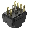 EAO Push Button Contact Block 250 V AC 250V DC 5A Current Rating, 2 NO/1 NC Contacts 61-8490.22