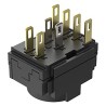 EAO Push Button Contact Block 250 V AC 250V DC 5A Current Rating, 2 NO/1 NC Contacts 61-8490.22