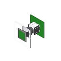 EAO Illuminated Push Button for Use with Series 71 Switch 71-611.0