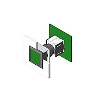 EAO Illuminated Push Button for Use with Series 71 Switch 71-611.0