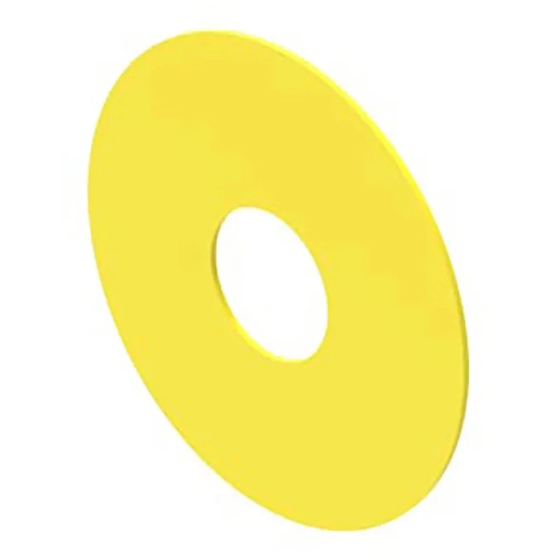 EAO Emergency Stop Legend Plate for Use with 61 Series Push Button 61-9970.0