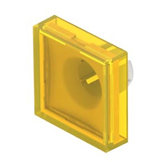 EAO Yellow Square Modular Switch Lens for Use with Series 61 Switch 61-9671.4
