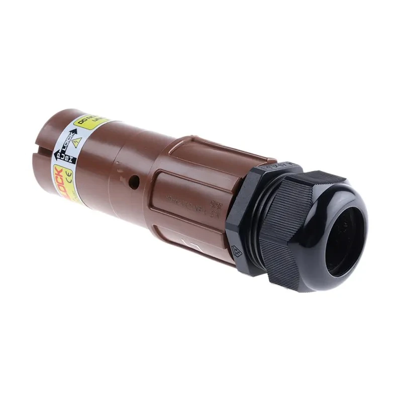 ITT Cannon Veam Powerlock IP67 Brown Cable Mount 1P Straight Industrial Power Connector 400A 1kV NLS-1-BN-S120-M40A