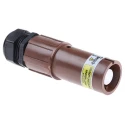 ITT Cannon Veam Powerlock IP67 Brown Cable Mount 1P Straight Industrial Power Connector 400A 1kV NLS-1-BN-S120-M40A