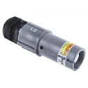 ITT Cannon Veam Powerlock IP67 Grey Cable Mount 1P Straight Industrial Power Connector 400A 1kV NLS-3-GY-S120-M40A