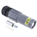 ITT Cannon Veam Powerlock IP67 Grey Cable Mount 1P Straight Industrial Power Connector 400A 1kV NLS-3-GY-S120-M40A