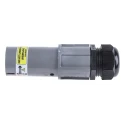ITT Cannon Veam Powerlock IP67 Grey Cable Mount 1P Straight Industrial Power Connector 400A 1kV NLS-3-GY-S120-M40A