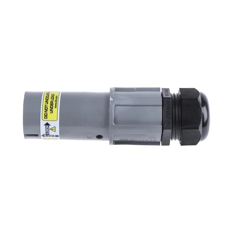 ITT Cannon Veam Powerlock IP67 Grey Cable Mount 1P Straight Industrial Power Connector 400A 1kV NLS-3-GY-S120-M40A