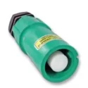 ITT Cannon Veam Powerlock IP67 Blue Cable Mount 1P Straight Industrial Power Connector 400A 1kV NLS-N-BL-S120-M40A
