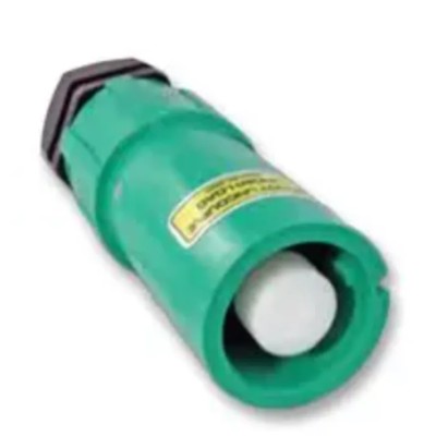 ITT Cannon Veam Powerlock IP67 Blue Cable Mount 1P Straight Industrial Power Connector 400A 1kV NLS-N-BL-S120-M40A