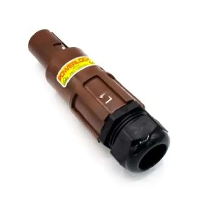 ITT Cannon Industrial Power Connector 1 Pole 400A 1kV IP65 IP67 Polybutylene Terephthalate Cable NLDFT-1-BN-L-S120-M40A