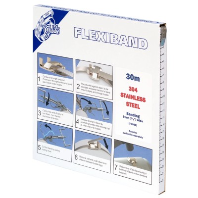 Jubilee Stainless Steel Sign Buckle Flexiband High Strength Fastening System FB09B