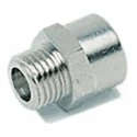 RS PRO Brass Straight Threaded Reducer Pipe Fitting Male G 1/8 in to Female BSPP 1/8 in 176-0996