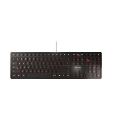 Cherry KC 6000 SLIM Wired USB Standard Keyboard QWERTZ Layout Black Industrial Grade JK-1600DE-2