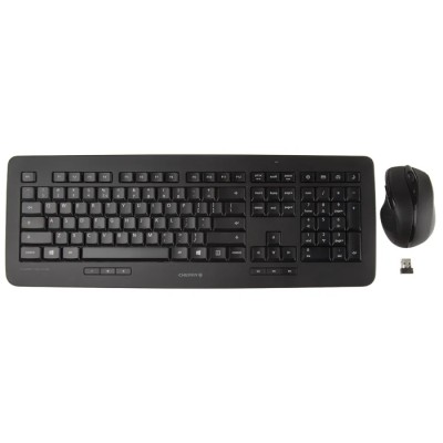 Cherry Wireless Standard Keyboard & Mouse Set USB QWERTY (US) Black JD-0520EU-2