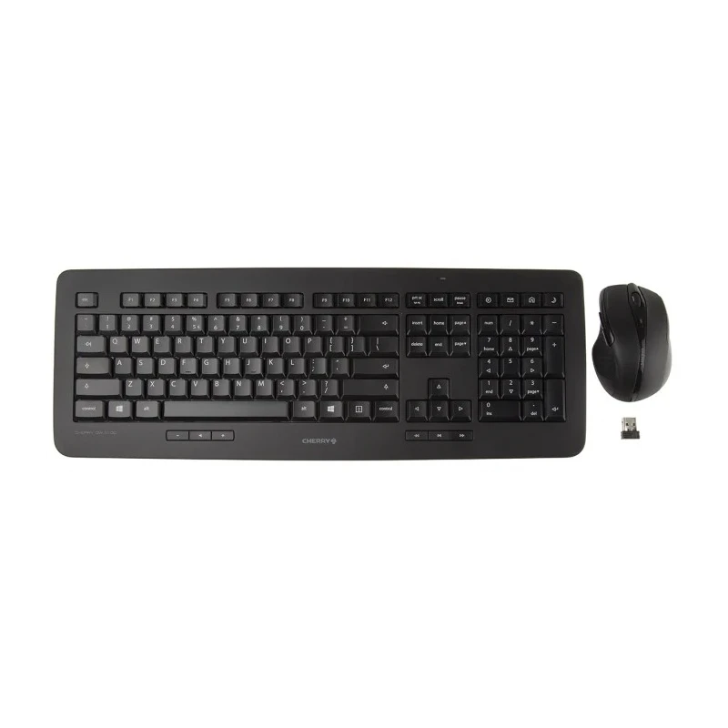 Cherry Wireless Standard Keyboard & Mouse Set USB QWERTY (US) Black JD-0520EU-2
