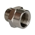 RS PRO Brass Pipe Fitting Straight Threaded Reducer Male G 3/8 in to Female BSPP 3/8 in 176-1002