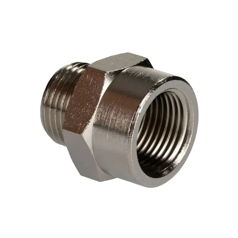 RS PRO Brass Pipe Fitting Straight Threaded Reducer Male G 3/8 in to Female BSPP 3/8 in 176-1002