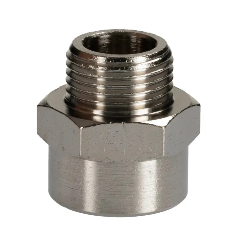 RS PRO Brass Pipe Fitting Straight Threaded Reducer Male G 3/8 in to Female BSPP 3/8 in 176-1002