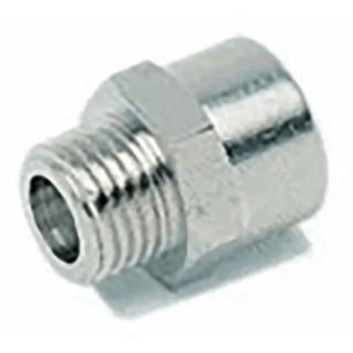RS PRO Brass Straight Threaded Reducer Pipe Fitting Male G 1/8 in to Female BSPP 1/4 in 176-1004