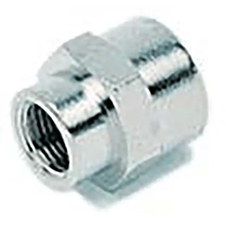 RS PRO Nickel-Plated Brass Threaded Fitting Male BSP 1/4 in to 1/2 in, Max Operating Temperature 300°C 176-1044