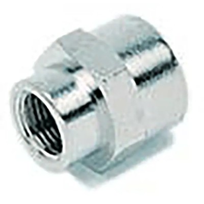 RS PRO Nickel-Plated Brass Threaded Fitting Male BSP 1/4 in to 1/2 in, Max Operating Temperature 300°C 176-1044