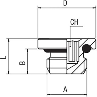 RS PRO G Nitrile Rubber (NBR) Plug Fitting 150 bar Max Pressure -20°C to 300°C Operating Temperature 176-1050