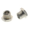 RS PRO G Nickel Plated Brass Plug Fitting, Connection Size M5 to 1 in, BSPP/BSPT/Metric/NPTF Thread 176-1052