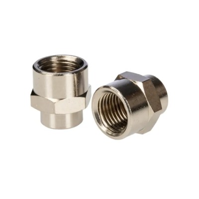 RS PRO Brass Nickel-Plated Threaded Fitting Male BSP 1/8 in to 1/4 in 176-1047