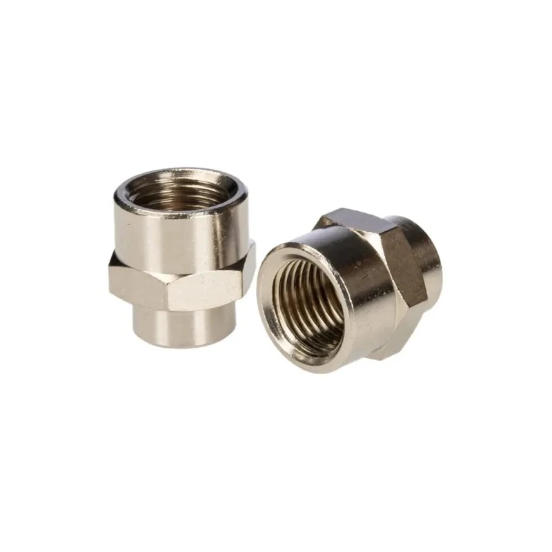 RS PRO Brass Nickel-Plated Threaded Fitting Male BSP 1/8 in to 1/4 in 176-1047