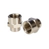 RS PRO Brass Nickel-Plated Threaded Fitting Male BSP 1/8 in to 1/4 in 176-1047
