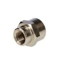 RS PRO Brass Nickel-Plated Threaded Fitting Male BSP 1/8 in to 1/4 in 176-1047