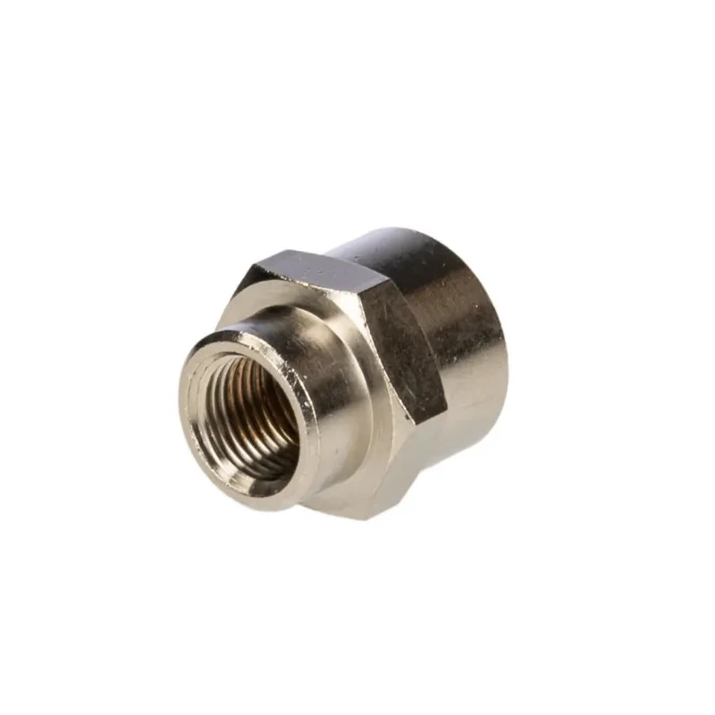 RS PRO Brass Nickel-Plated Threaded Fitting Male BSP 1/8 in to 1/4 in 176-1047