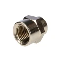 RS PRO Brass Nickel-Plated Threaded Fitting Male BSP 1/8 in to 1/4 in 176-1047