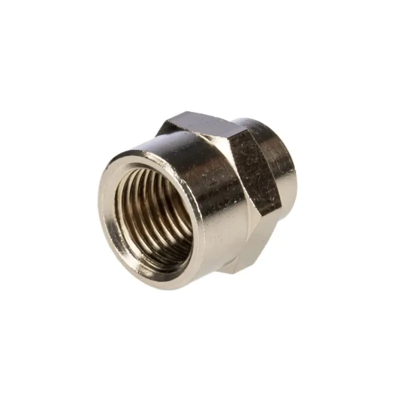 RS PRO Brass Nickel-Plated Threaded Fitting Male BSP 1/8 in to 1/4 in 176-1047