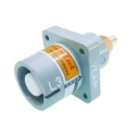 ITT Cannon Industrial Power Connector 400A 1kV Panel Mount IP65 IP67 Veam Powerlock NPDFT-3-GY-L-T4