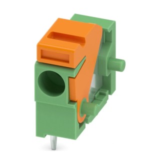 Phoenix Contact FFKDS/H1-5.08 Series Horizontal Through Hole PCB Terminal Block, 1 Contact, 5.08 mm Pitch, 400 V, 15 1790335