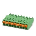 Phoenix Contact FMC 1.5/9-ST-3.5 Series Pluggable Terminal Block, 9-Contact, 3.5 mm Pitch, 1 Row, 320V, 8A Current 1952335