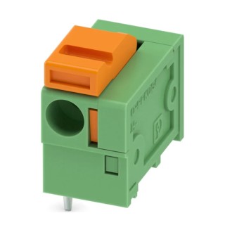 Phoenix Contact PCB Terminal Block /H1-7.62 Series Straight Through Hole, 1 Contact, 7.62 mm Pitch, 17.5 A Current FFKDSA1