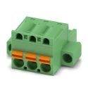 Phoenix Contact FKC 2.5/3-STF-5.08 Series Pluggable Terminal Block, 3-Contact, 5.08 mm Pitch, 1 Row, 12 A, 630 V 1873210